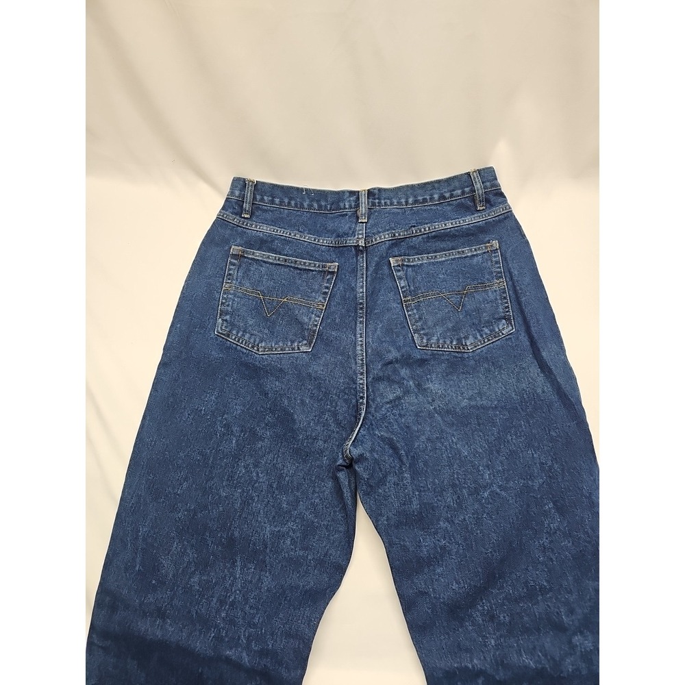 Carolina Blues Women Blue Vintage Tapered Denim Jeans High Rise Cotton Size 18wt - Picture 14 of 15